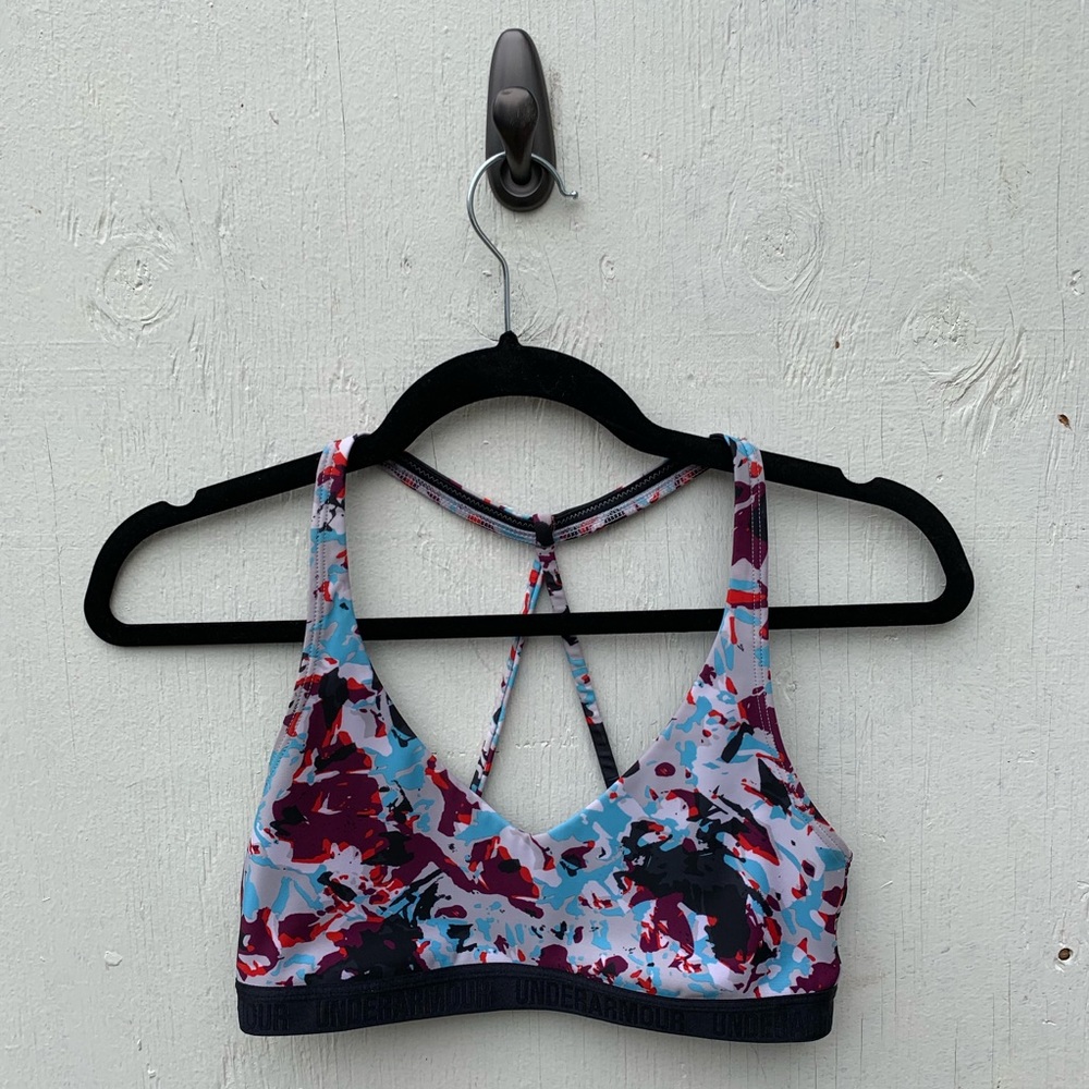 Under Armour Floral Racerback Sports Bra